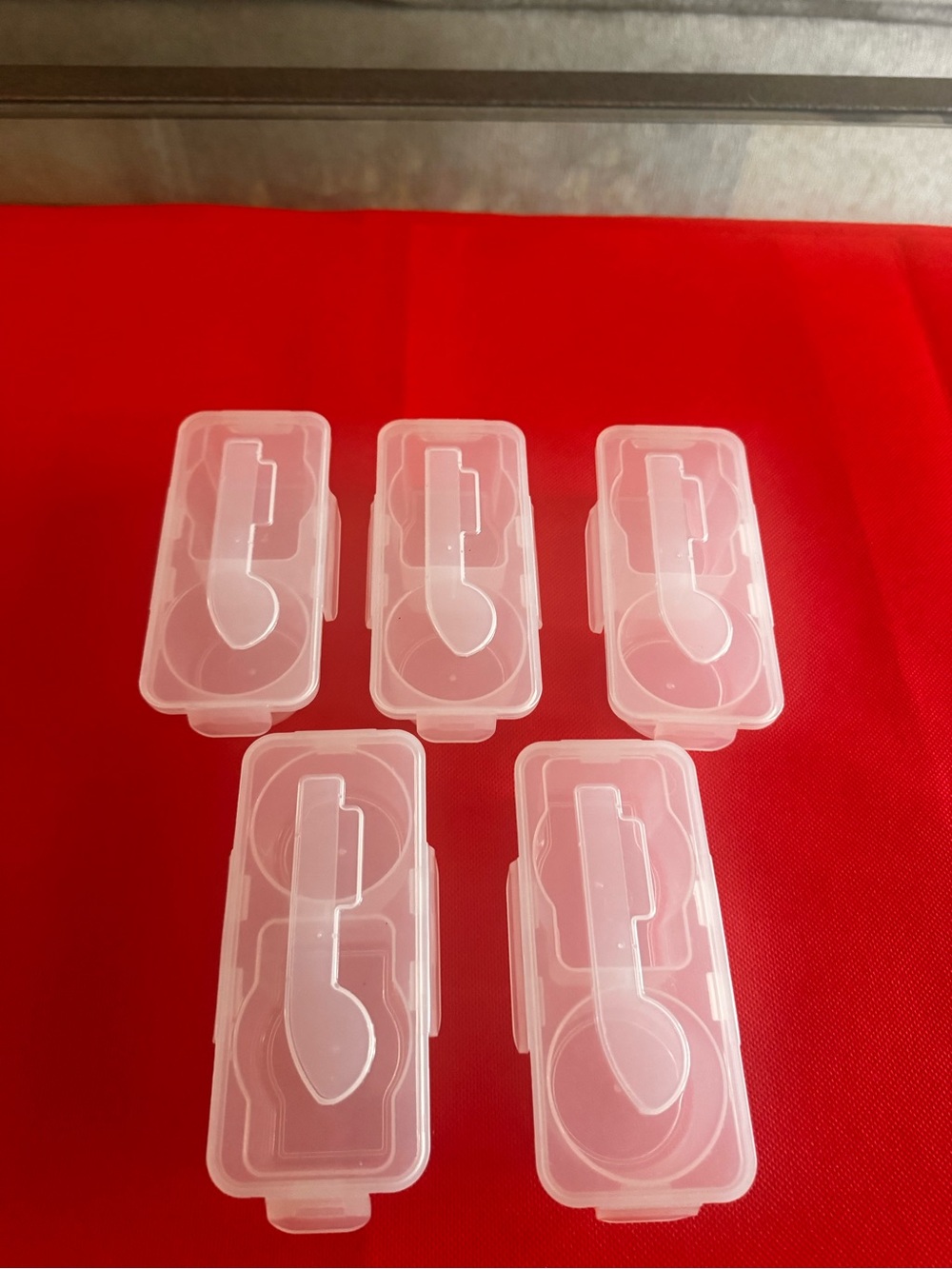 Set of 5 snack containers